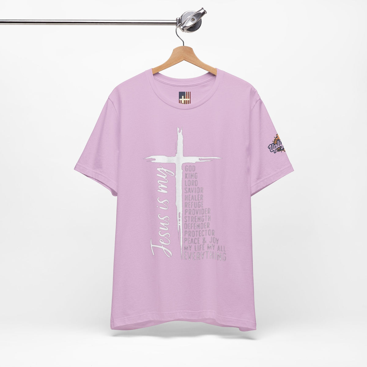 Jesus Is My Everything T-shirt – Cross List God King Lord Savior Christian T-shirt for Total Surrender Faith Printify