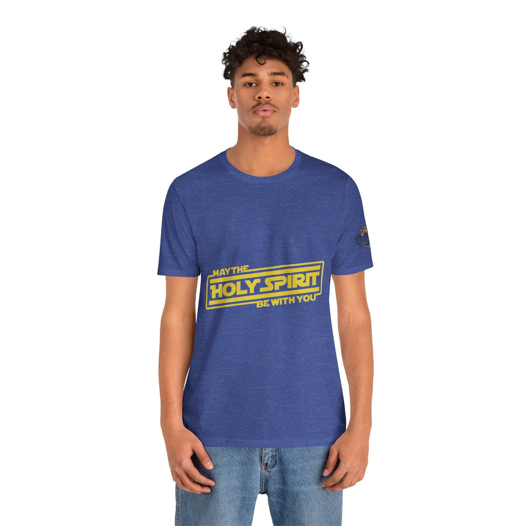May the Holy Spirit Be With You T-shirt - Christian Star Wars Parody T-shirt Printify