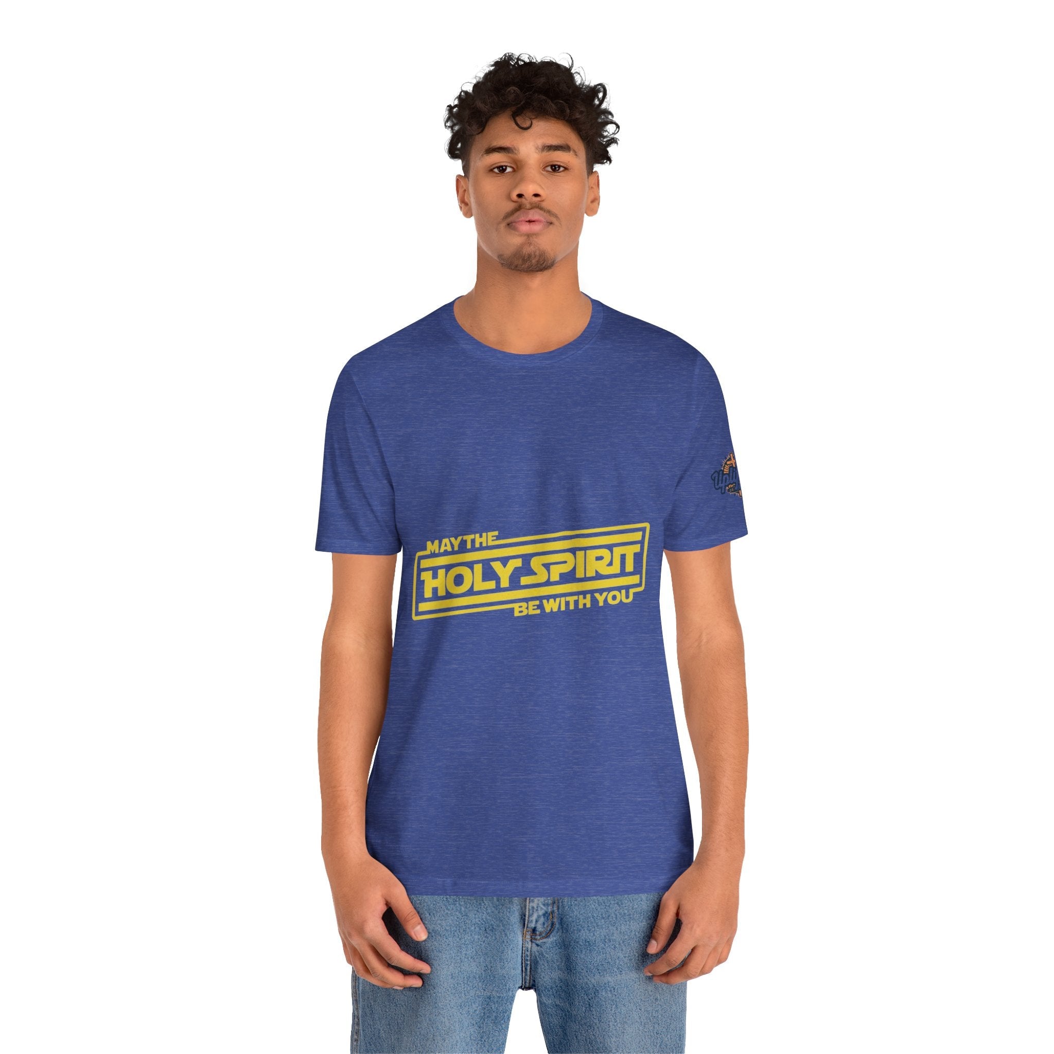 May the Holy Spirit Be With You T-shirt - Christian Star Wars Parody T-shirt Printify
