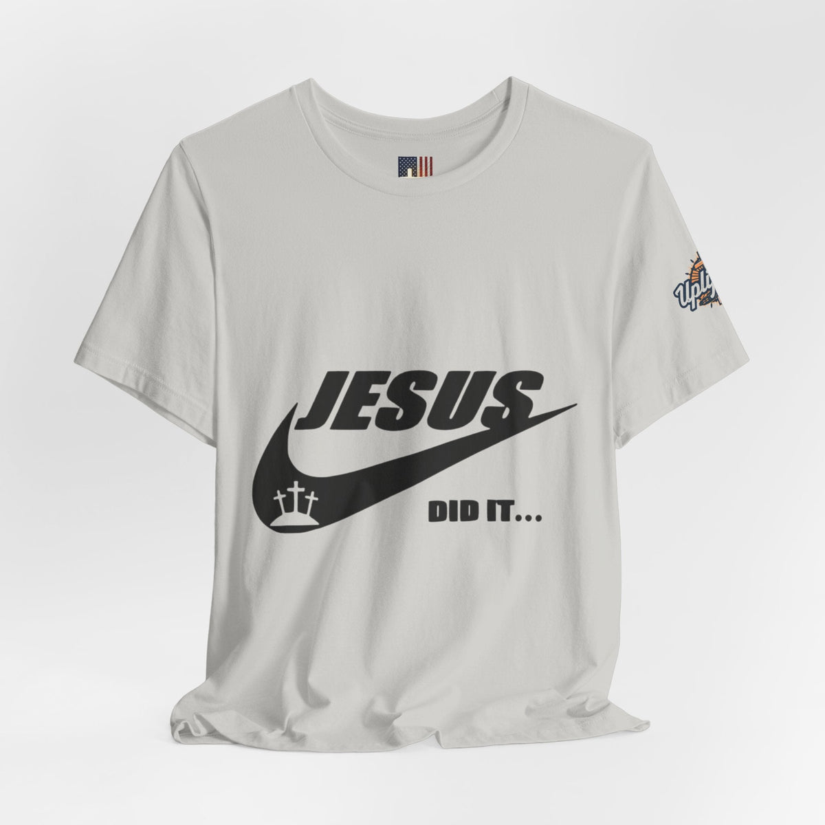 Jesus Did It T-shirt - Funny Christian Parody T-shirt - Faith & Victory Apparel Printify