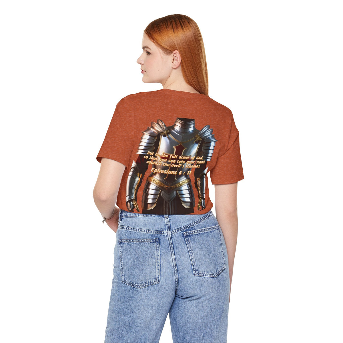 Religious Graphic Armor Of God Design - Unisex Jersey Short Sleeve Tee Printify