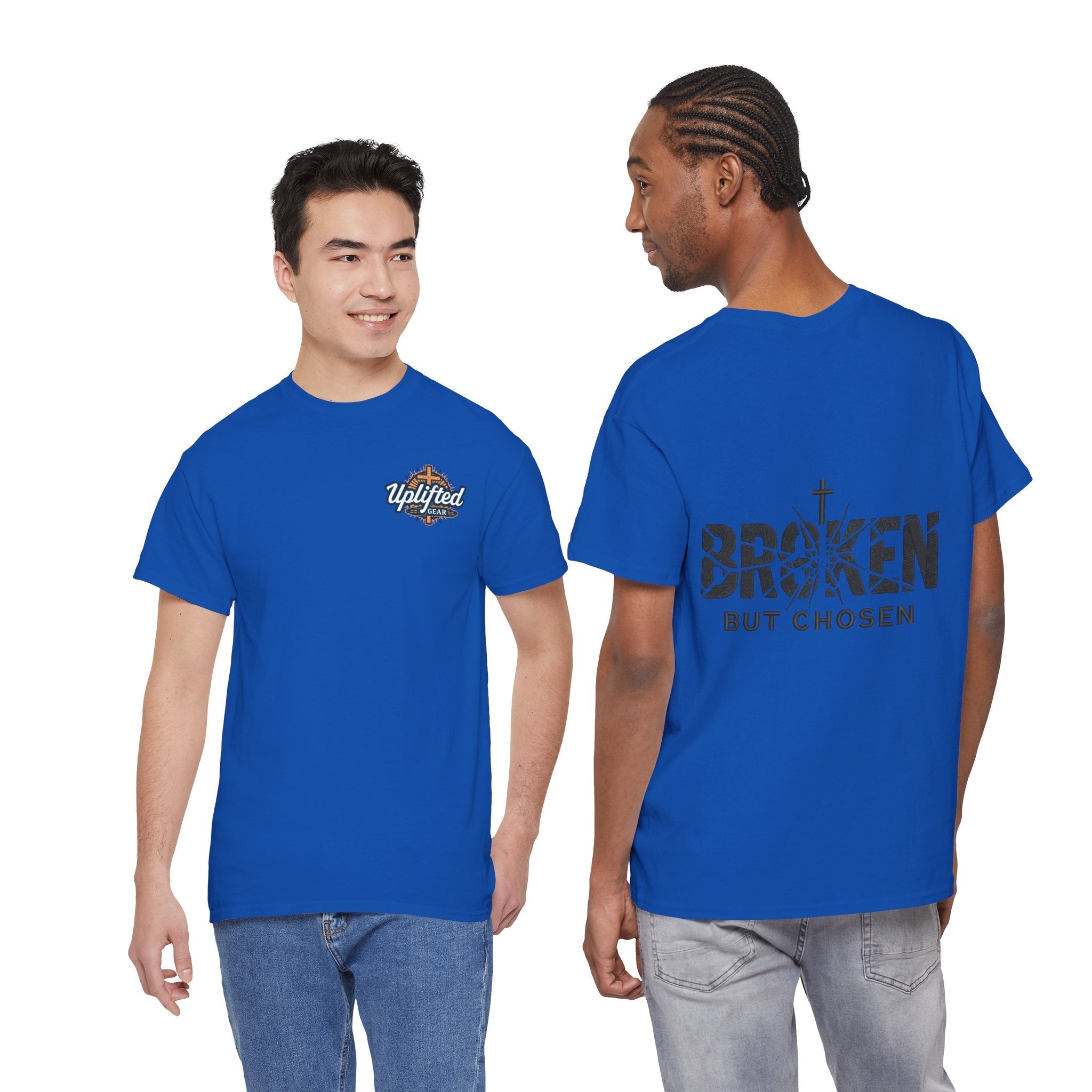 Broken But Chosen T-Shirt — Inspirational Faith Graphic Tee Printify