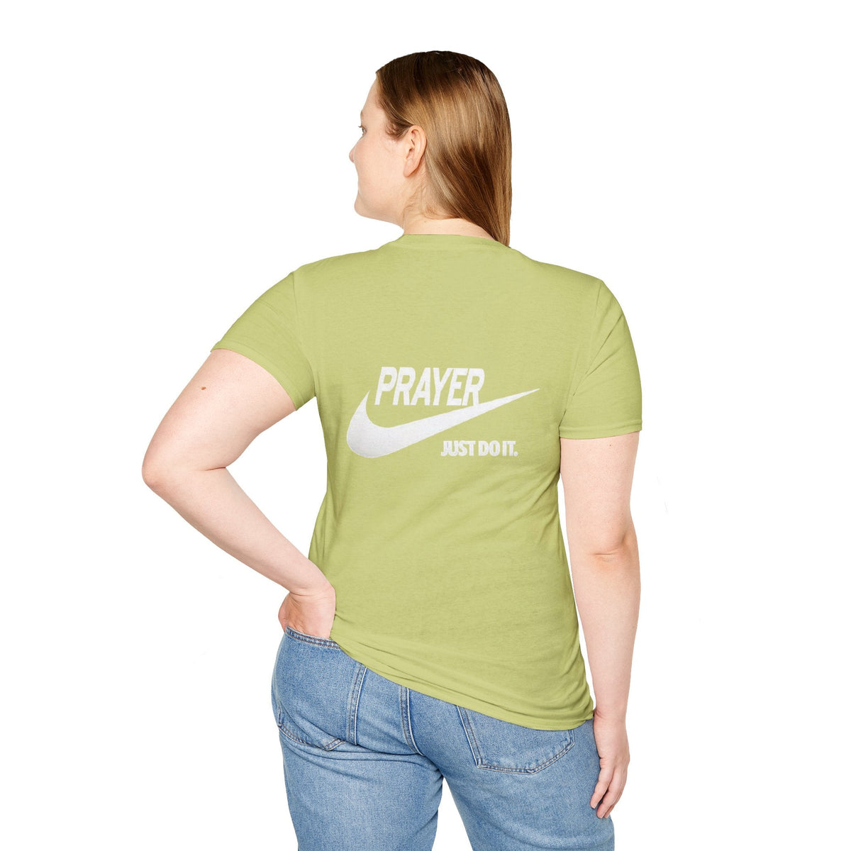Prayer Just Do It T-shirt - Funny Christian Nike Parody T-shirt - Faith Gear Printify