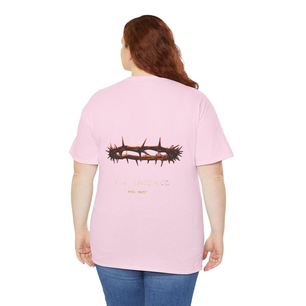 It Is Finished Crown of Thorns Tee — Christian John 19:30 Faith Shirt Printify