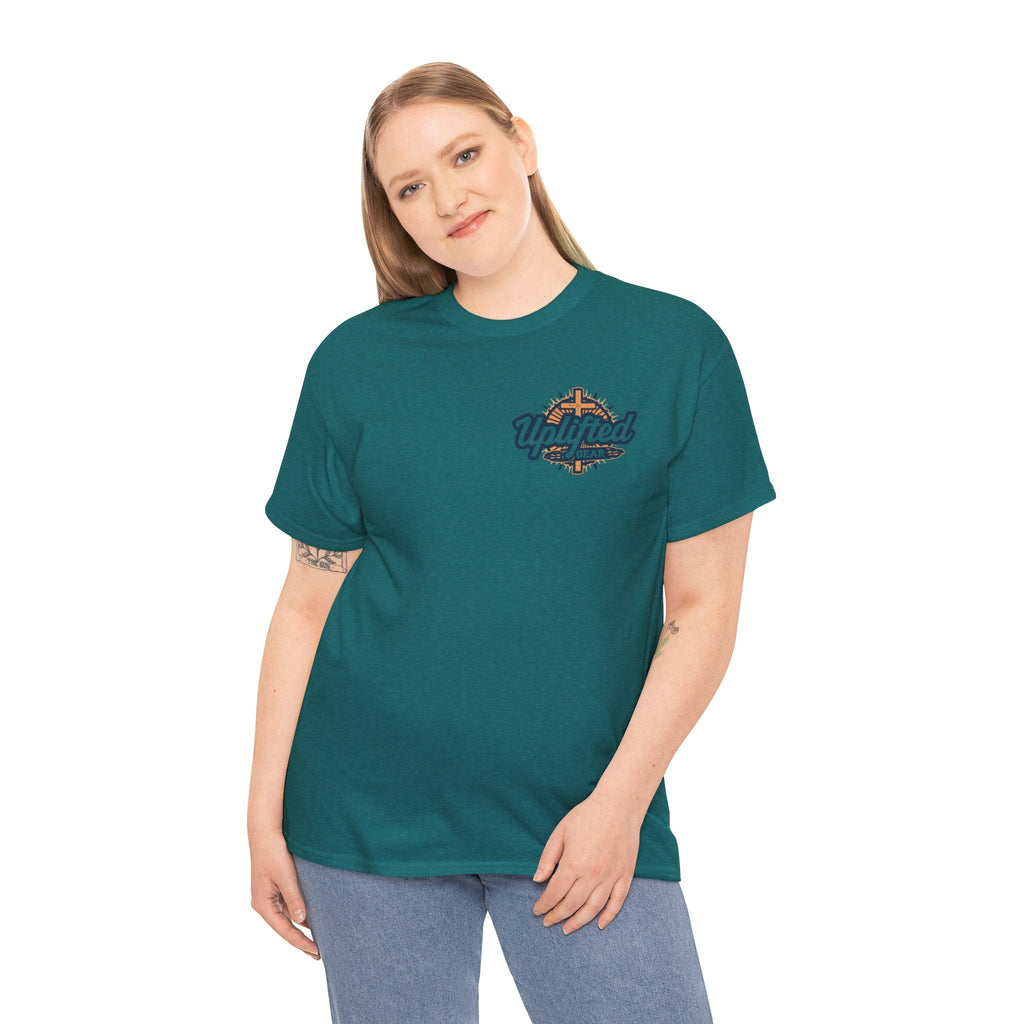 Trust in The Lord Proverbs 3:5-6 Biblical Design Unisex Heavy Cotton Tee Printify