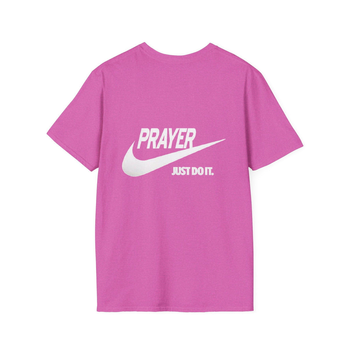 Prayer Just Do It T-shirt - Funny Christian Nike Parody T-shirt - Faith Gear Printify