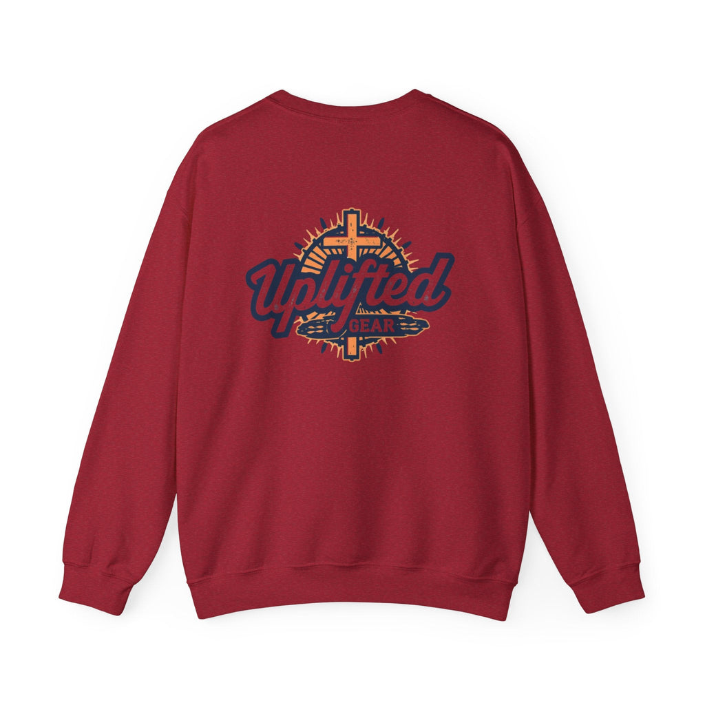 Uplifted Gear Christian Logo Sweatshirt Printify
