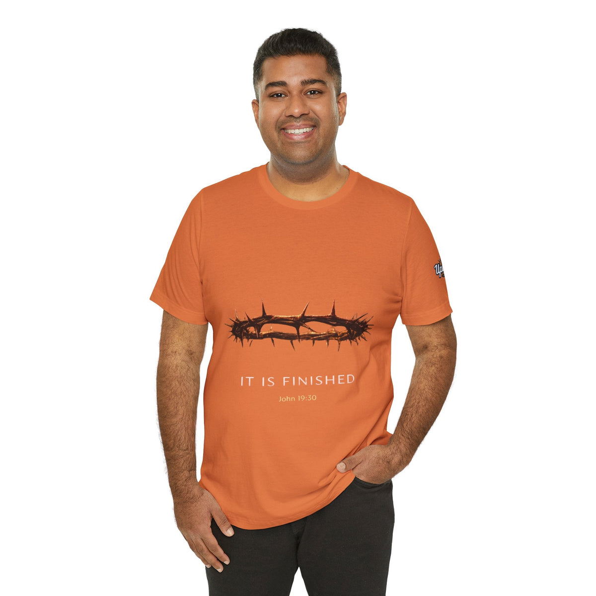 It Is Finished Crown of Thorns Tee — Christian John 19:30 Faith Shirt Printify