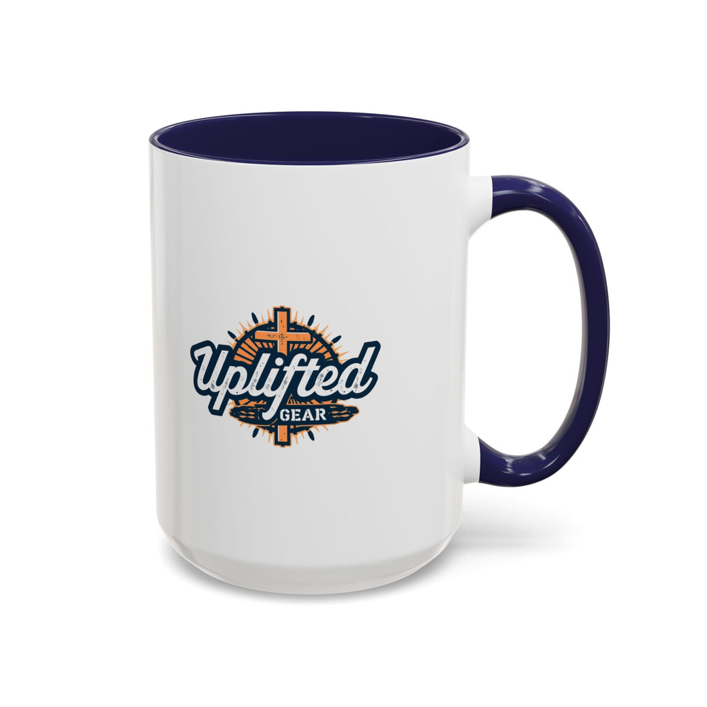 Funny Christian Coffee Mug — “Give God Control, HE Delivers” Accent Mug (11/15oz) Printify