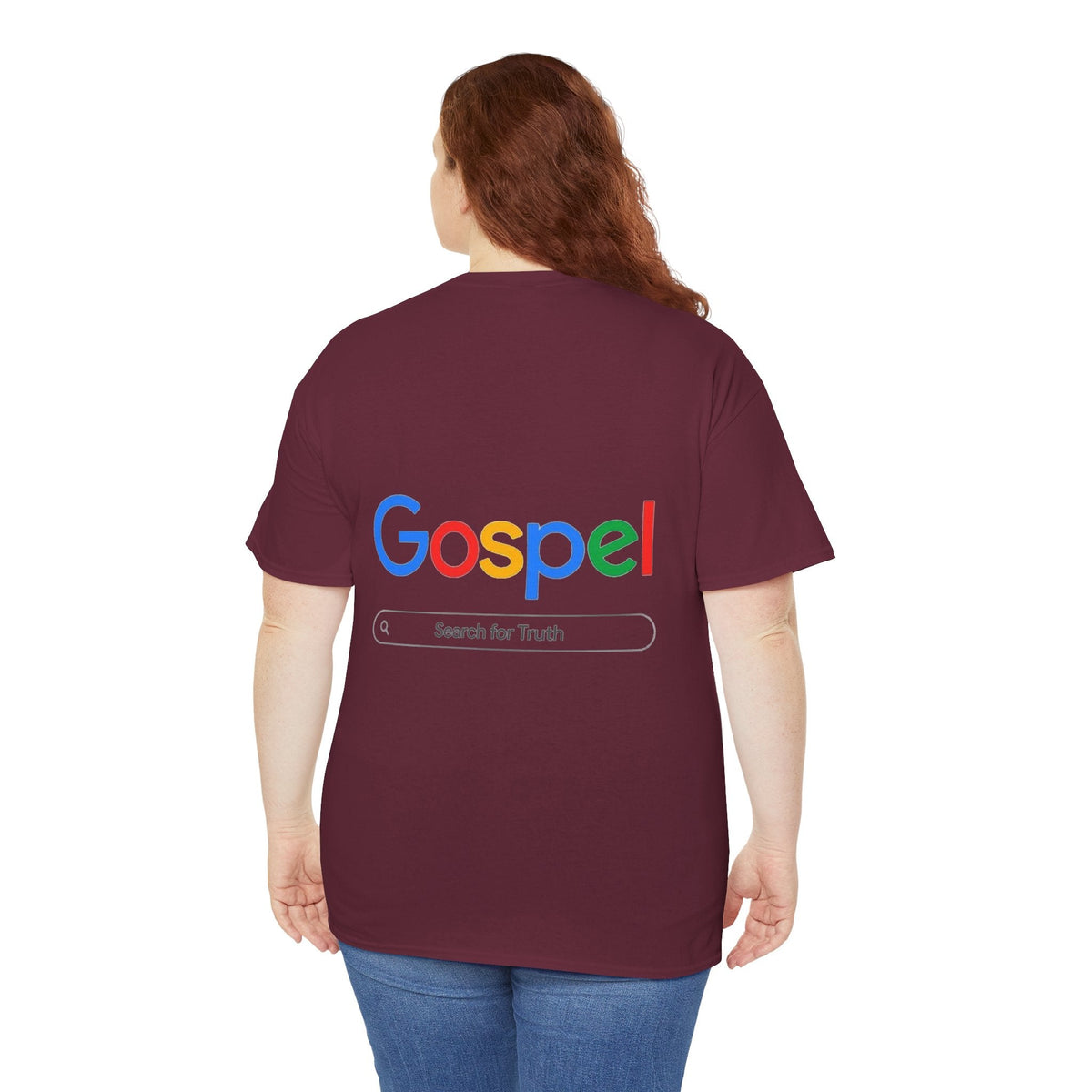 Gospel Graphic Tee — "Gospel" Colorful Logo Christian T-Shirt Printify