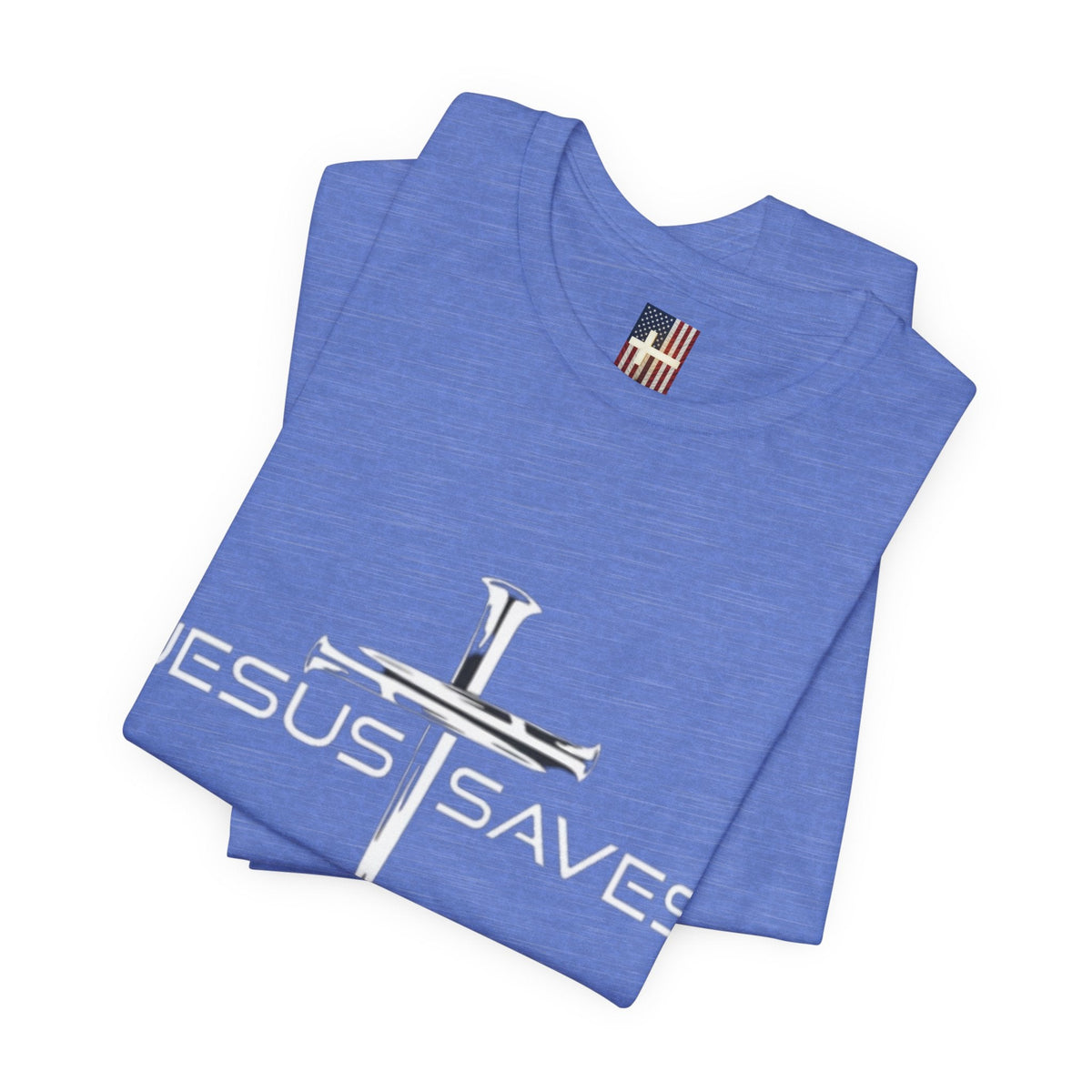 Copy of Jesus Saves T-shirt – 3 Nails Crucifix Cross Christian T-shirt for Redemption Faith & Bold Salvation Printify