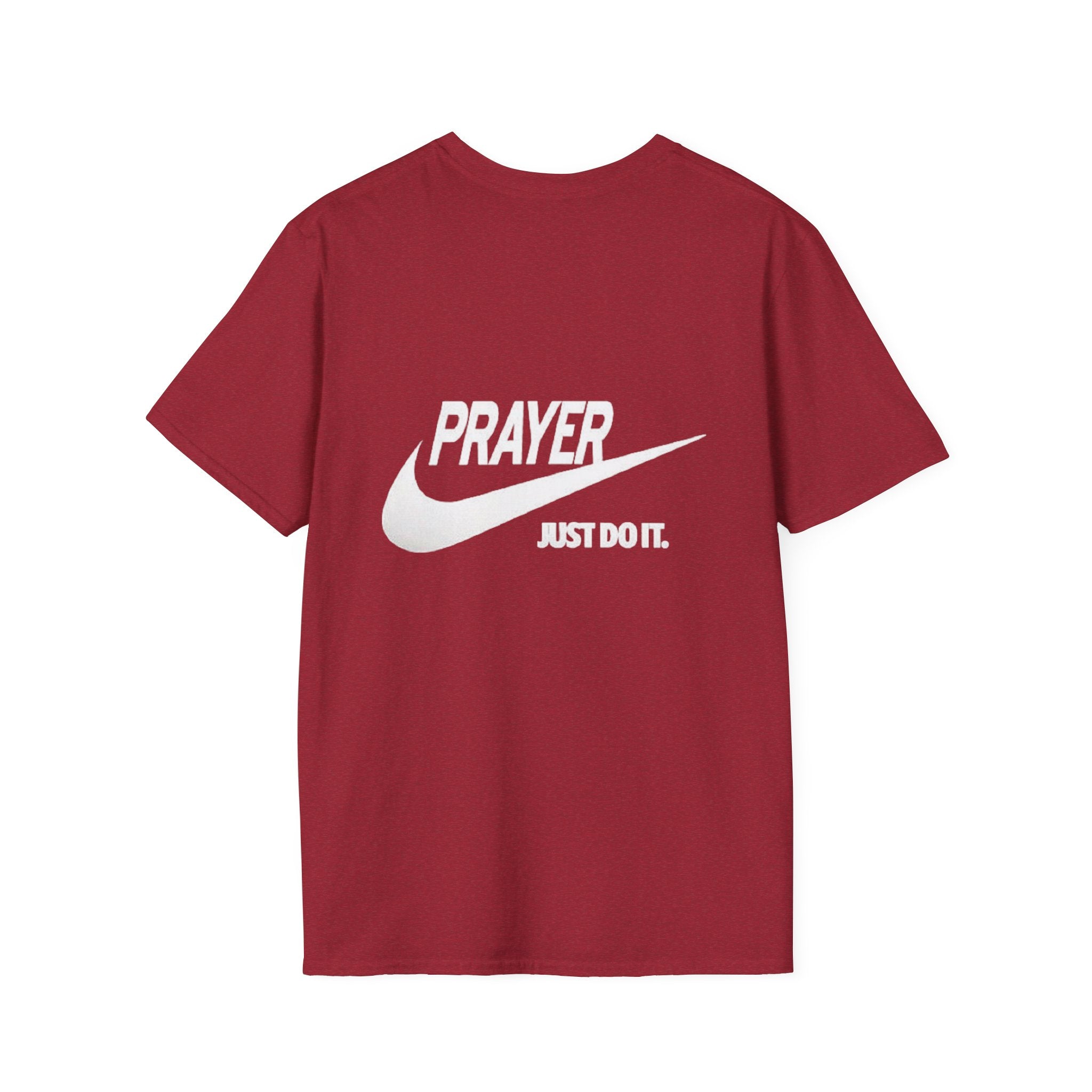 Prayer Just Do It T-shirt - Funny Christian Nike Parody T-shirt - Faith Gear Printify