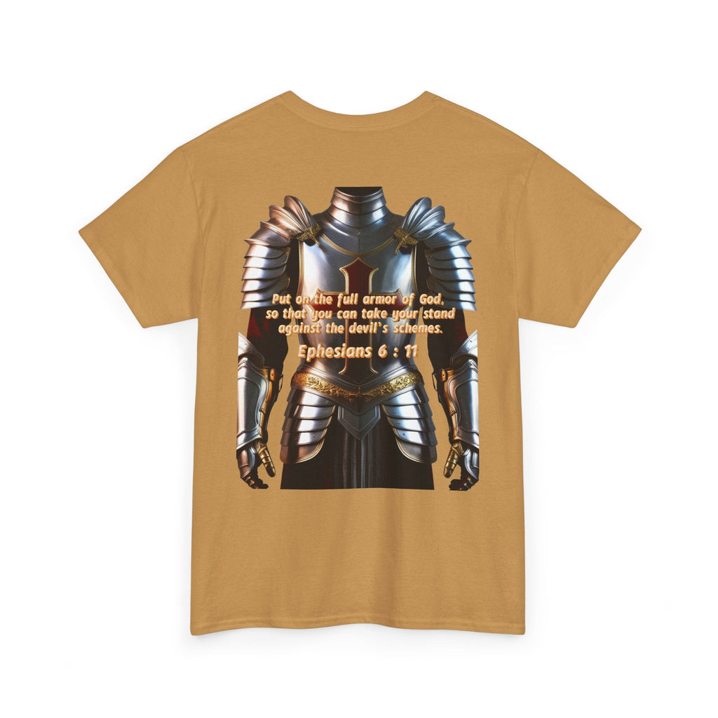 Religious Graphic Armor Of God Design - Unisex Heavy Cotton Tee Printify