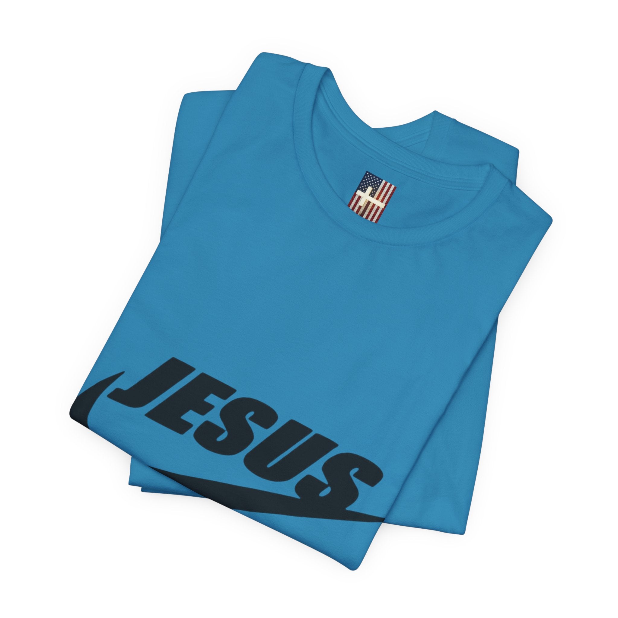 Jesus Did It T-shirt - Funny Christian Parody T-shirt - Faith & Victory Apparel Printify