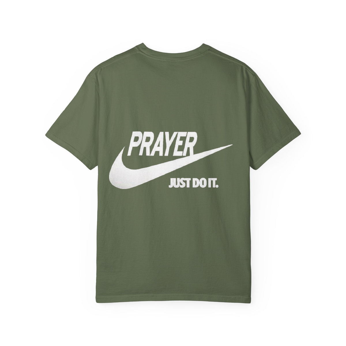 Prayer Just Do It T-shirt - Funny Christian Nike Parody T-shirt - Faith Gear Printify