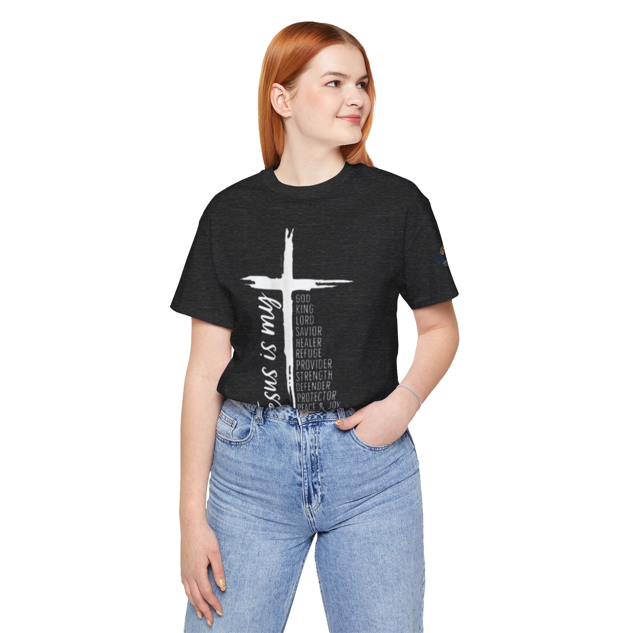 Jesus Is My Everything T-shirt – Cross List God King Lord Savior Christian T-shirt for Total Surrender Faith Printify