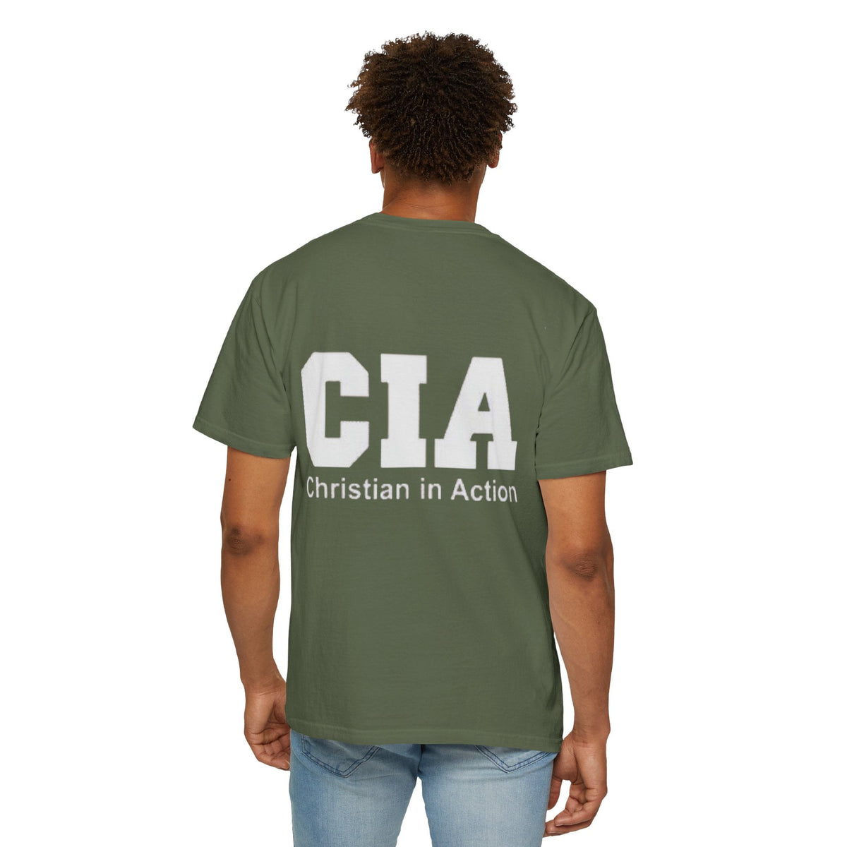 CIA Christian in Action T-shirt - Funny Faith Parody T-shirt - Mission Ready Apparel Printify