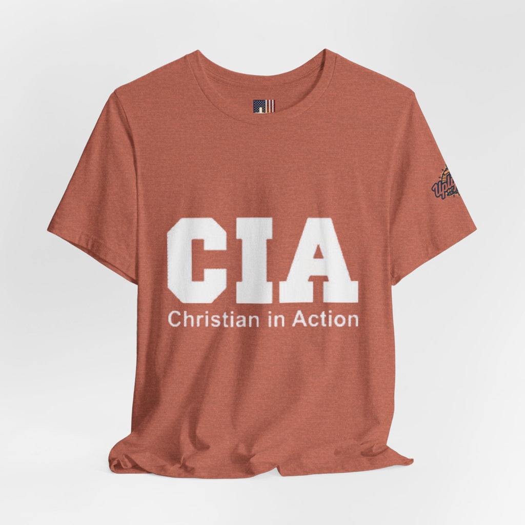 CIA Christian in Action T-shirt - Funny Faith Parody T-shirt - Mission Ready Apparel Printify