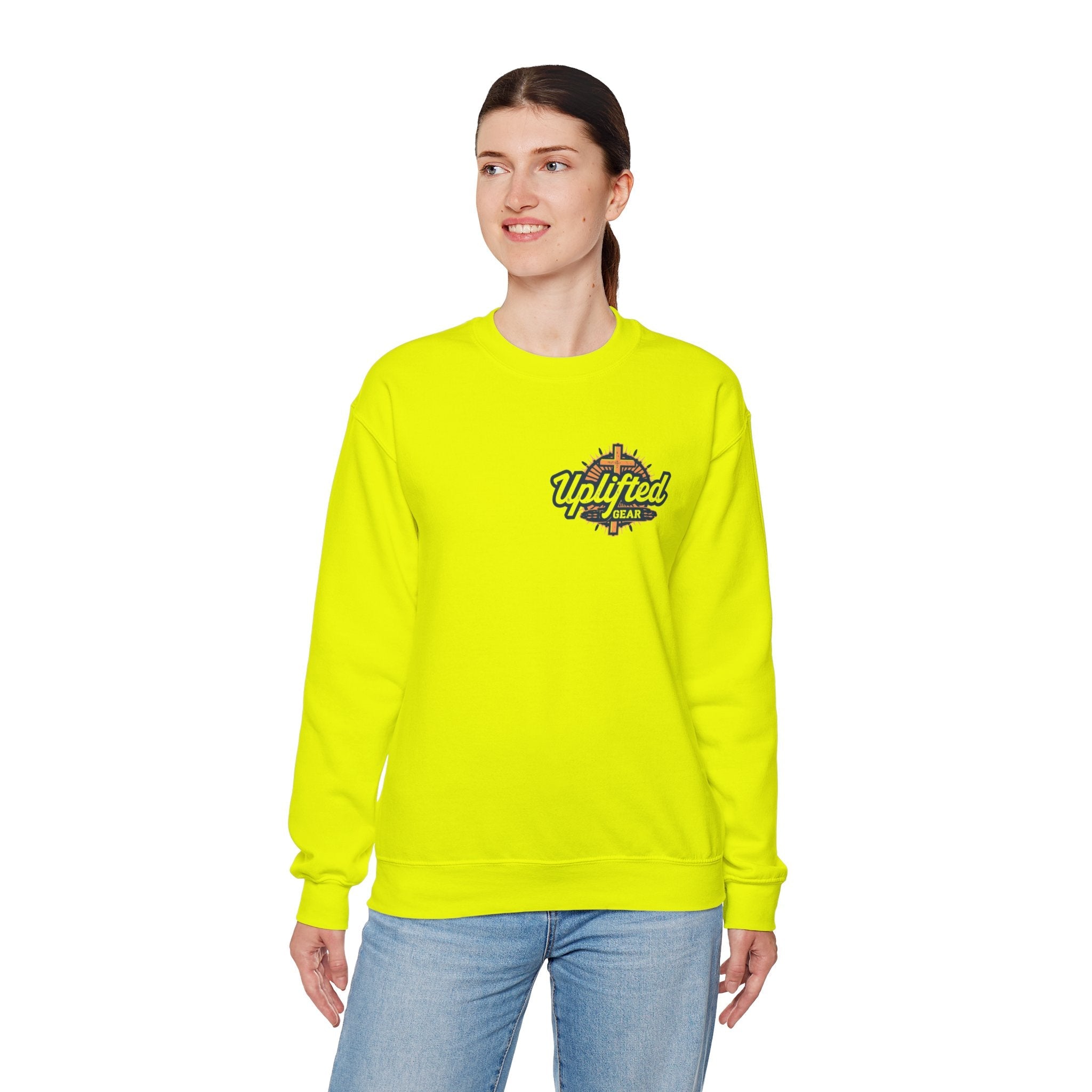 God Created Adam and Eve Sweatshirt – Biblical Truth Christian Sweatshirt for Unshakable Faith Printify