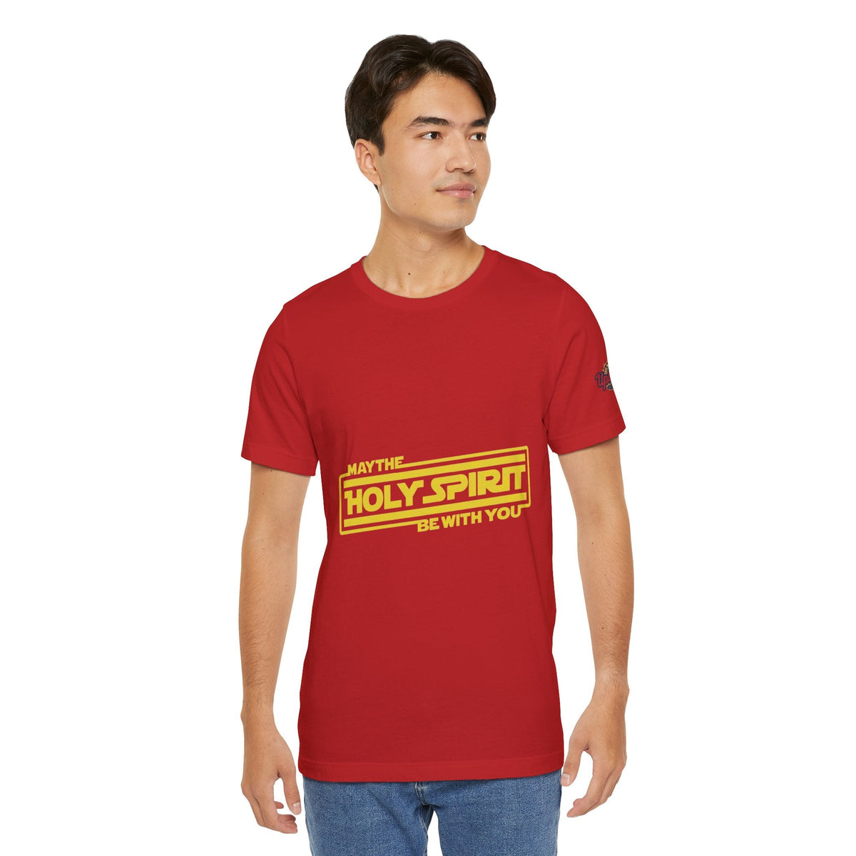 May the Holy Spirit Be With You T-shirt - Christian Star Wars Parody T-shirt Printify