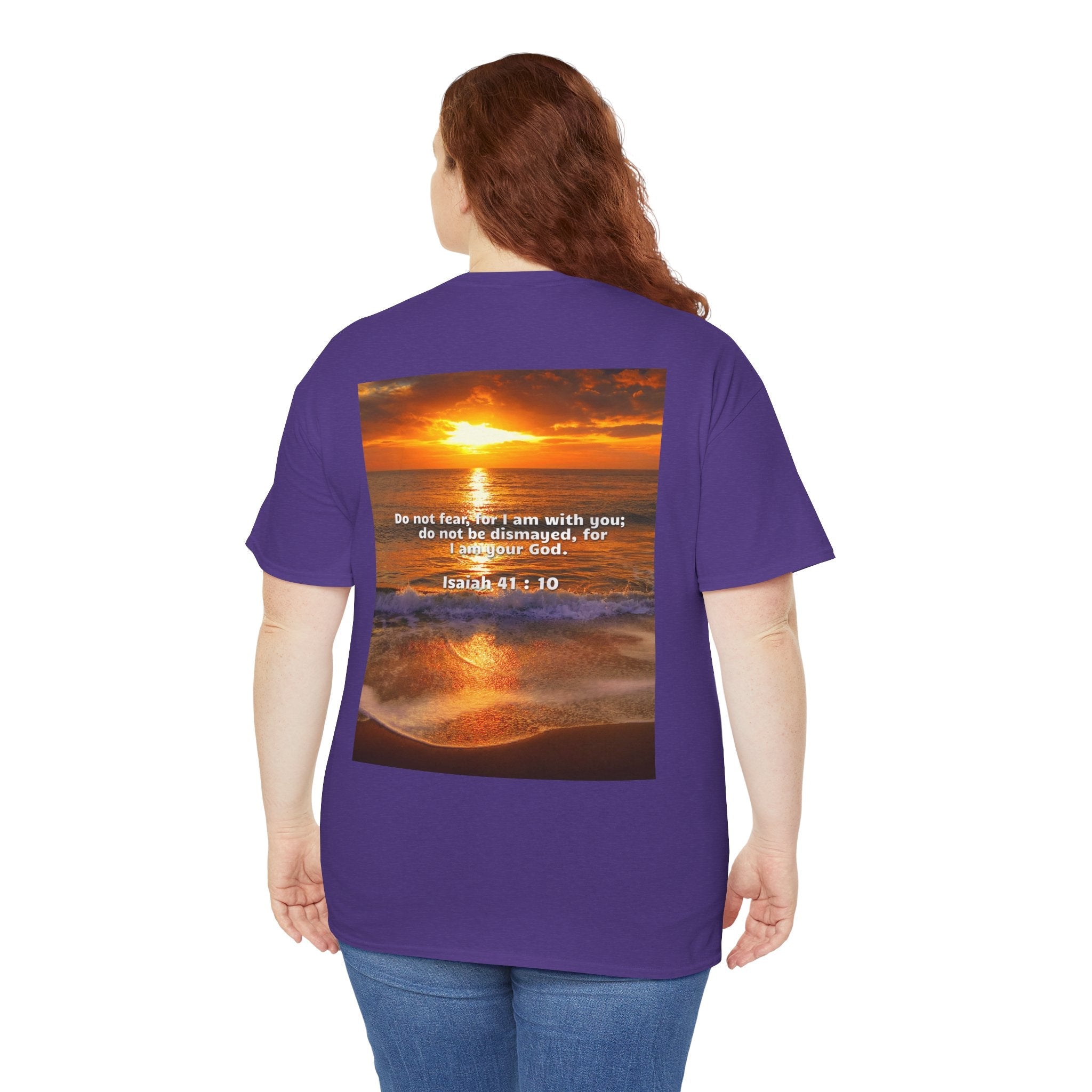 Bible Verse Unisex Tee -  Isaiah 41 : 10 Printify