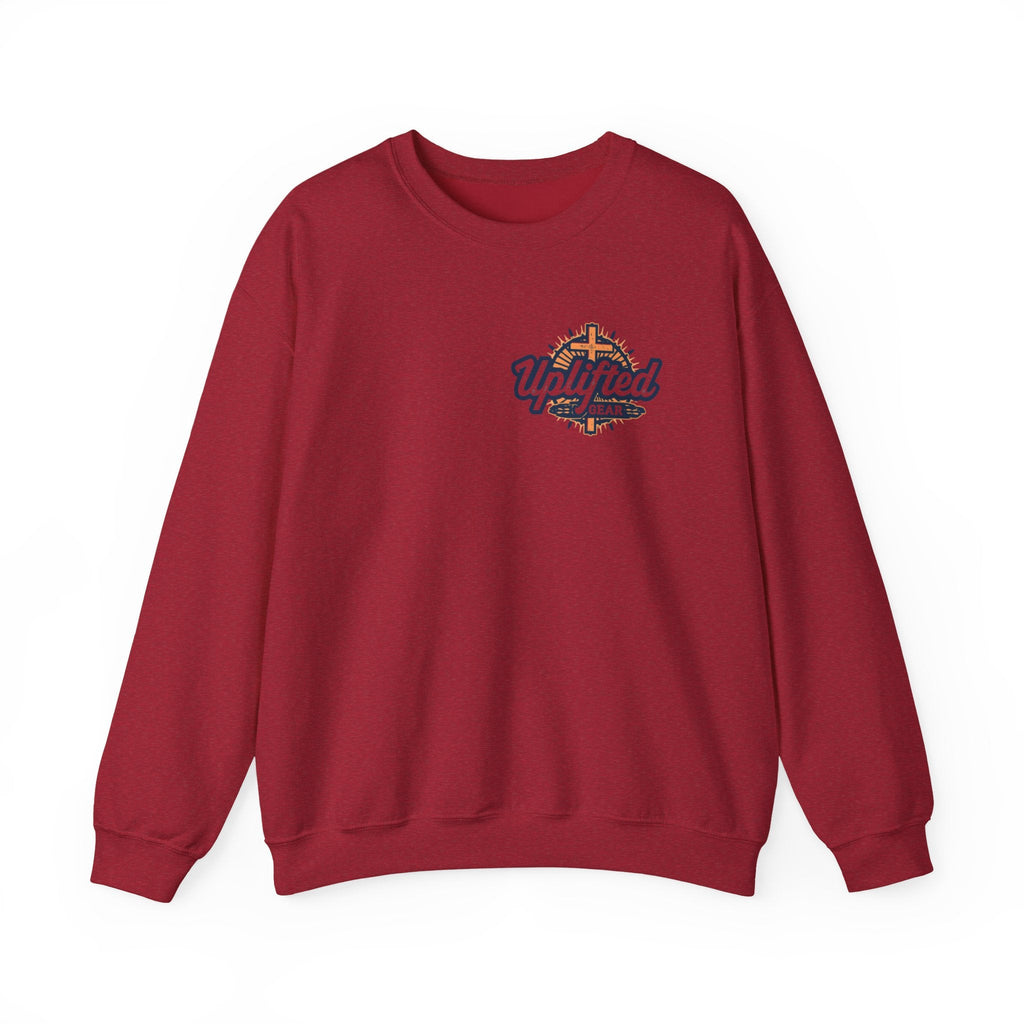 Trust in the Lord Sweatshirt – Autumn Tree Proverbs 3:5 Christian Sweatshirt for Cozy Faith Printify