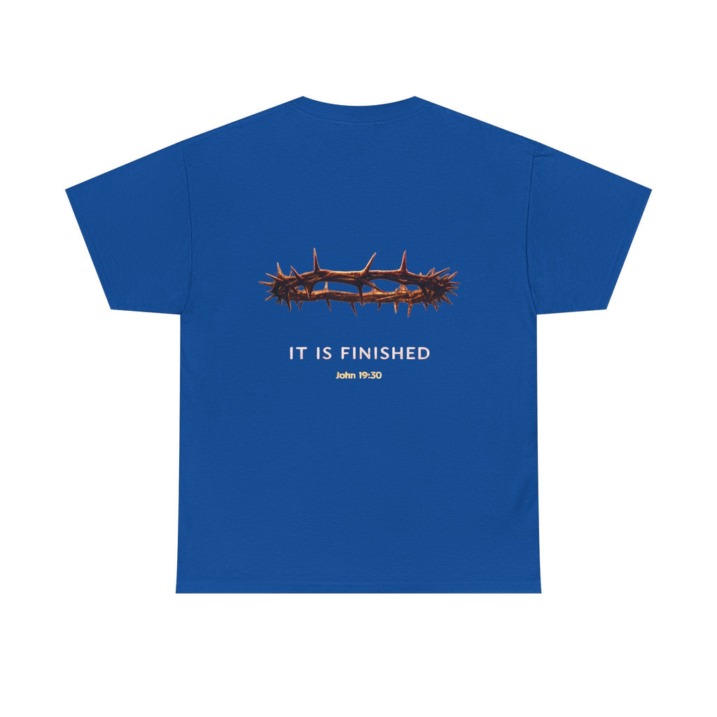It Is Finished Crown of Thorns Tee — Christian John 19:30 Faith Shirt Printify