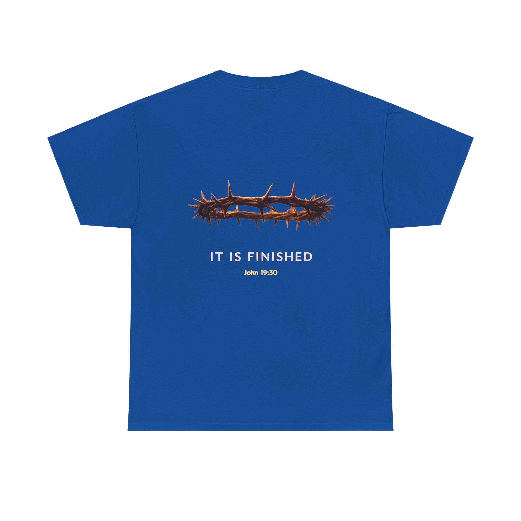 It Is Finished Crown of Thorns Tee — Christian John 19:30 Faith Shirt Printify