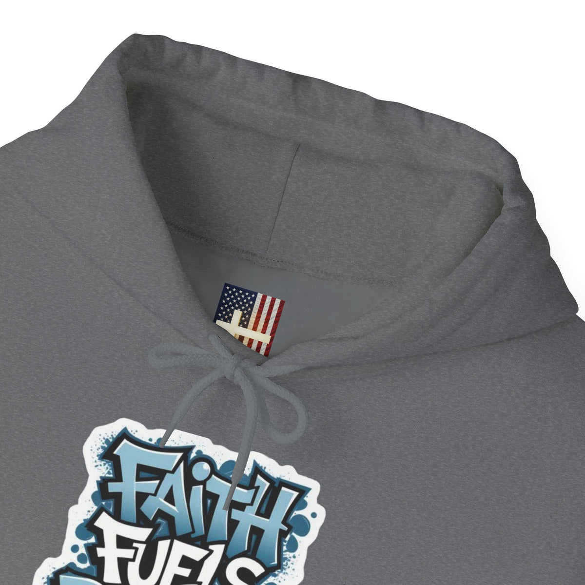 Faith Fuels Purpose Hoodie – Inspirational Christian Sweatshirt for Divine Drive & Unstoppable Belief Printify