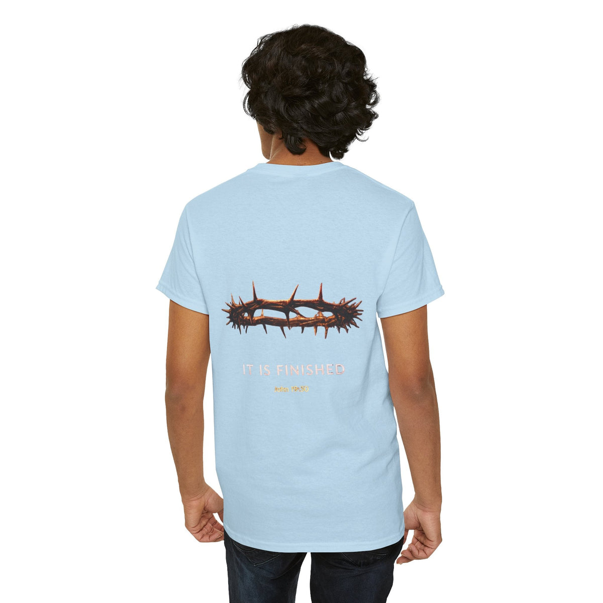 It Is Finished Crown of Thorns Tee — Christian John 19:30 Faith Shirt Printify