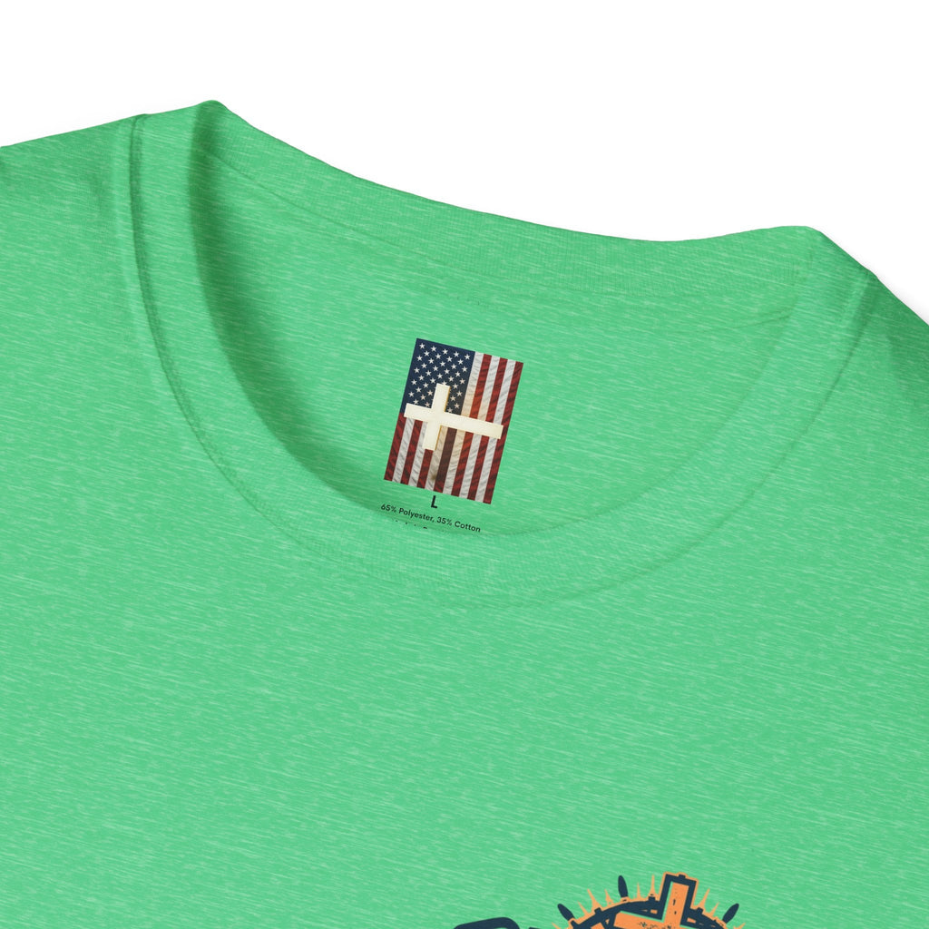 Stand for the Flag Kneel for the Cross T-shirt | Patriotic Eagle T-shirt Printify