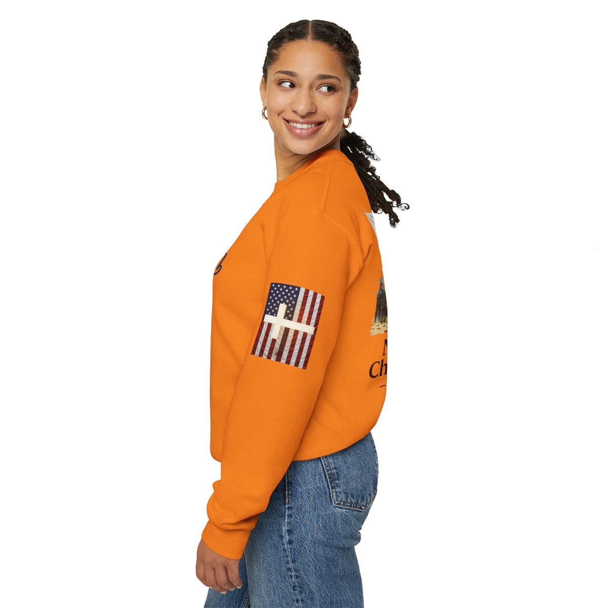 No Kings? Christ is King Sweatshirt – Bold Christian Hoodie for Sovereign Faith Printify
