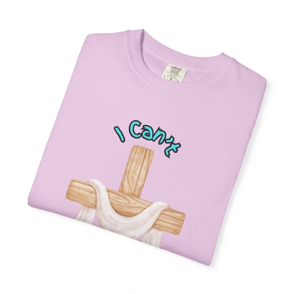 I Can’t, But I Know a Guy T-Shirt – Jesus Cross Christian Tee for Faithful Humor Printify