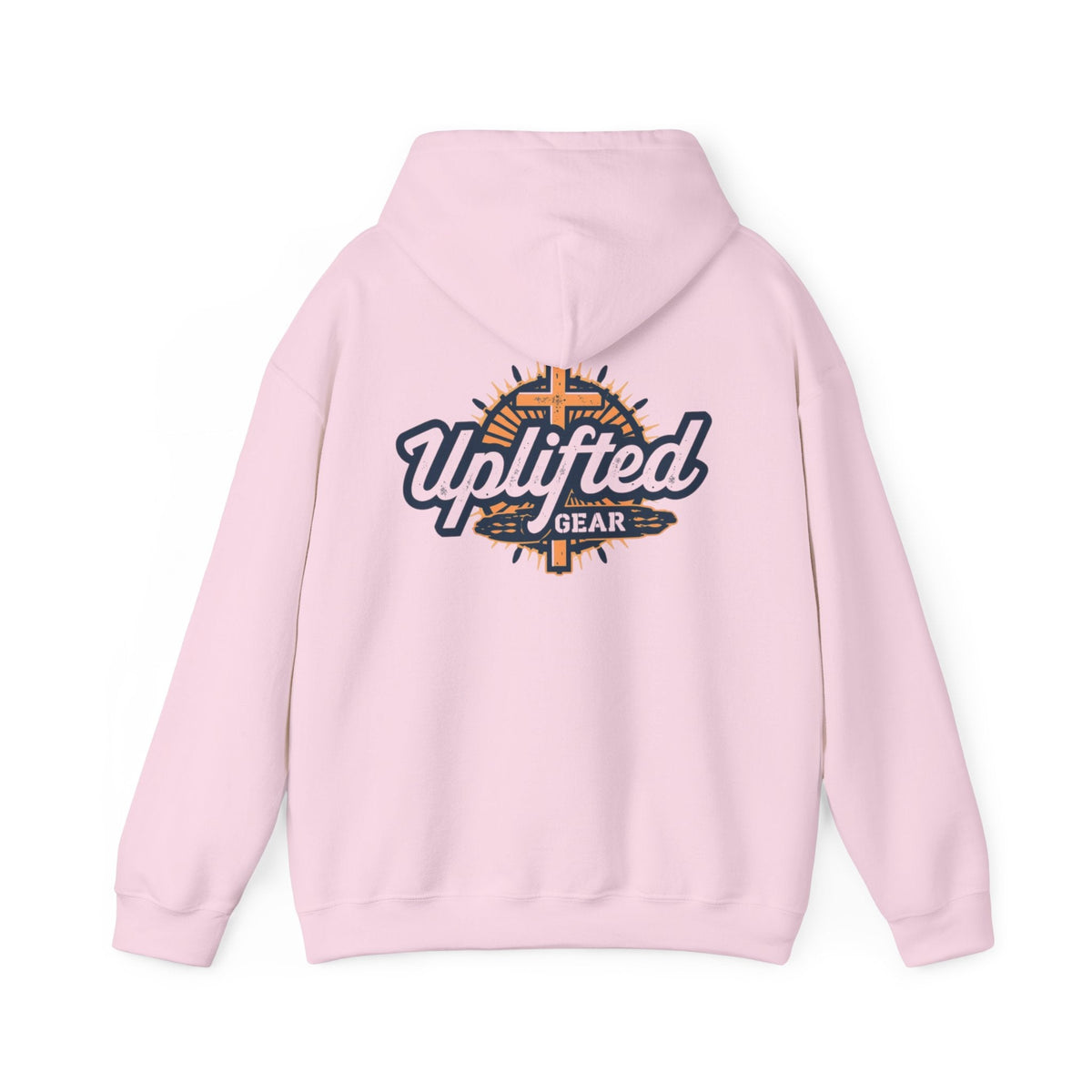Uplifted Gear Christian Hoodie – Bold Logo Faith Hoodie for Inspired Living Printify