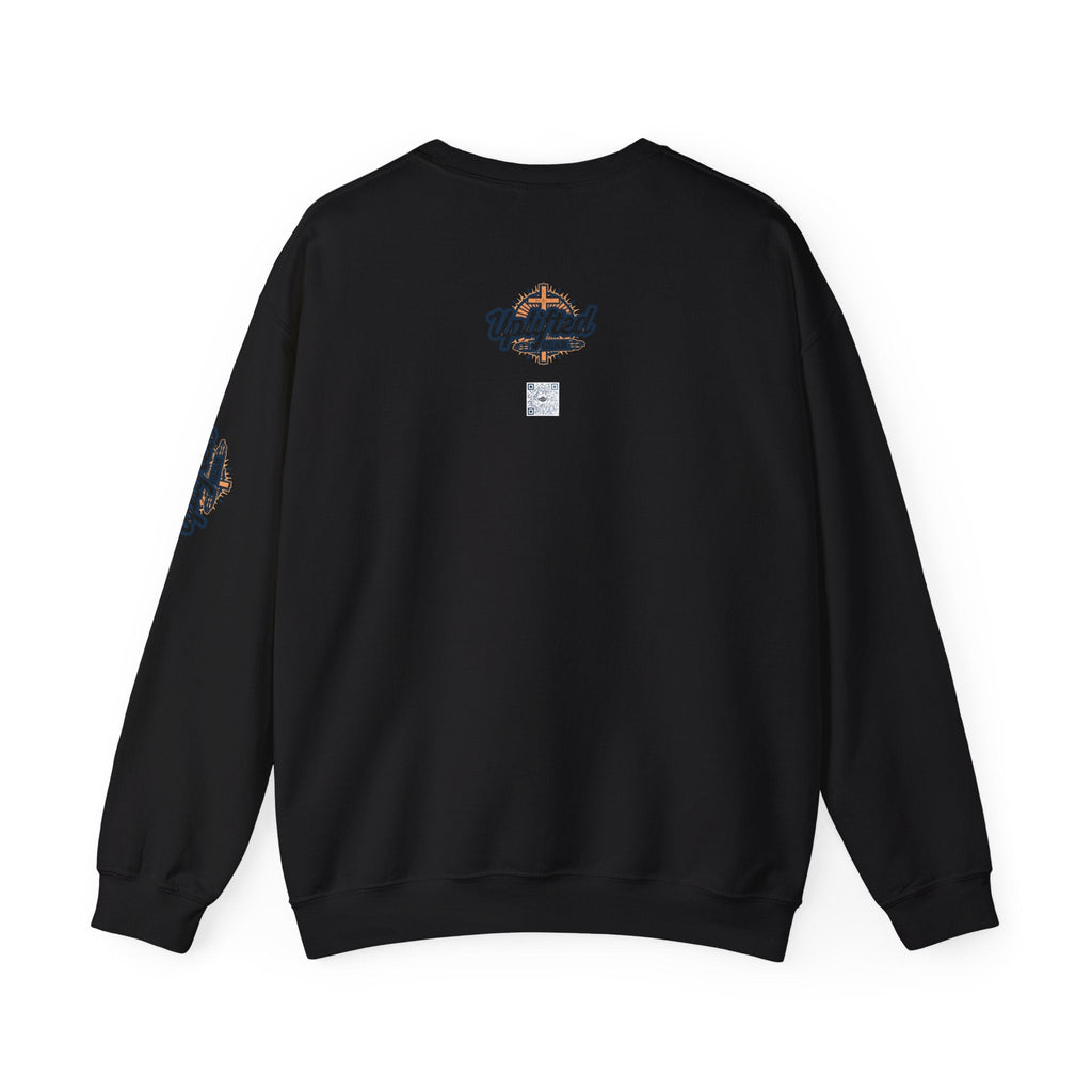 He Is Risen "Life Has Triumphed" Sweatshirt — Easter Resurrection Christian Sweatshirt Printify