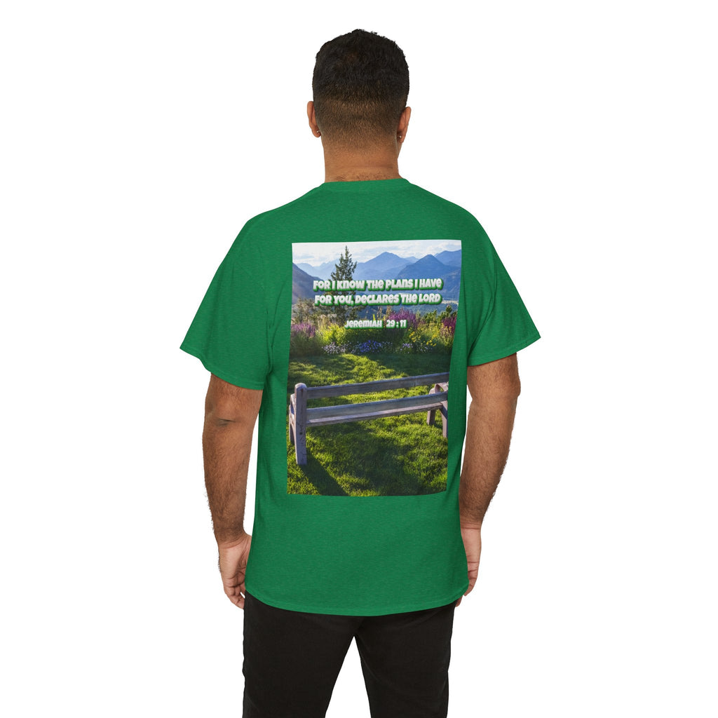 Bible Verse Unisex Tee -  Jeremiah 29 : 11 Printify