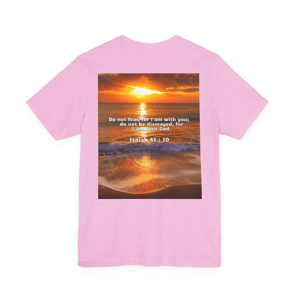 Bible Verse Unisex - Isaiah 41 : 10 Jersey Short Sleeve Tee Printify
