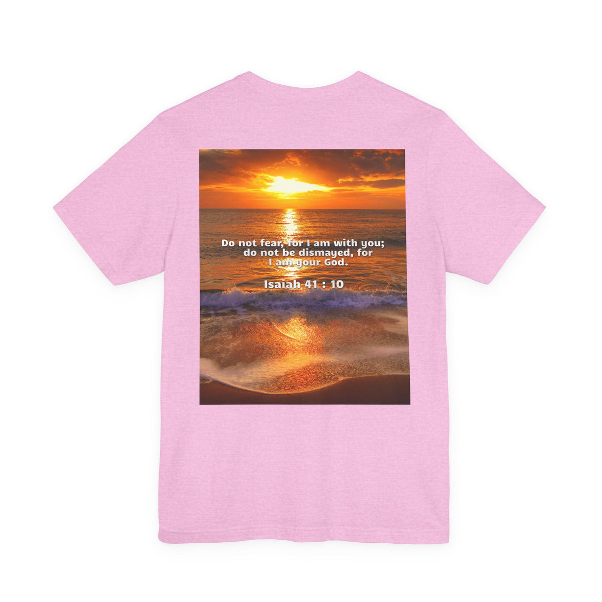 Bible Verse Unisex - Isaiah 41 : 10 Jersey Short Sleeve Tee Printify