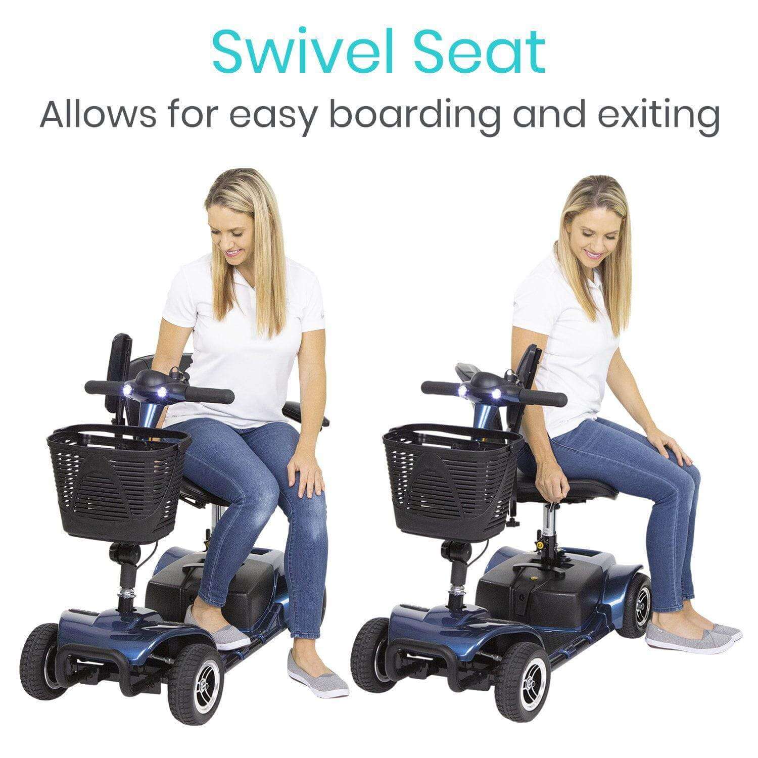 Vive Health 4 Wheel Mobility Scooter LifeMed USA