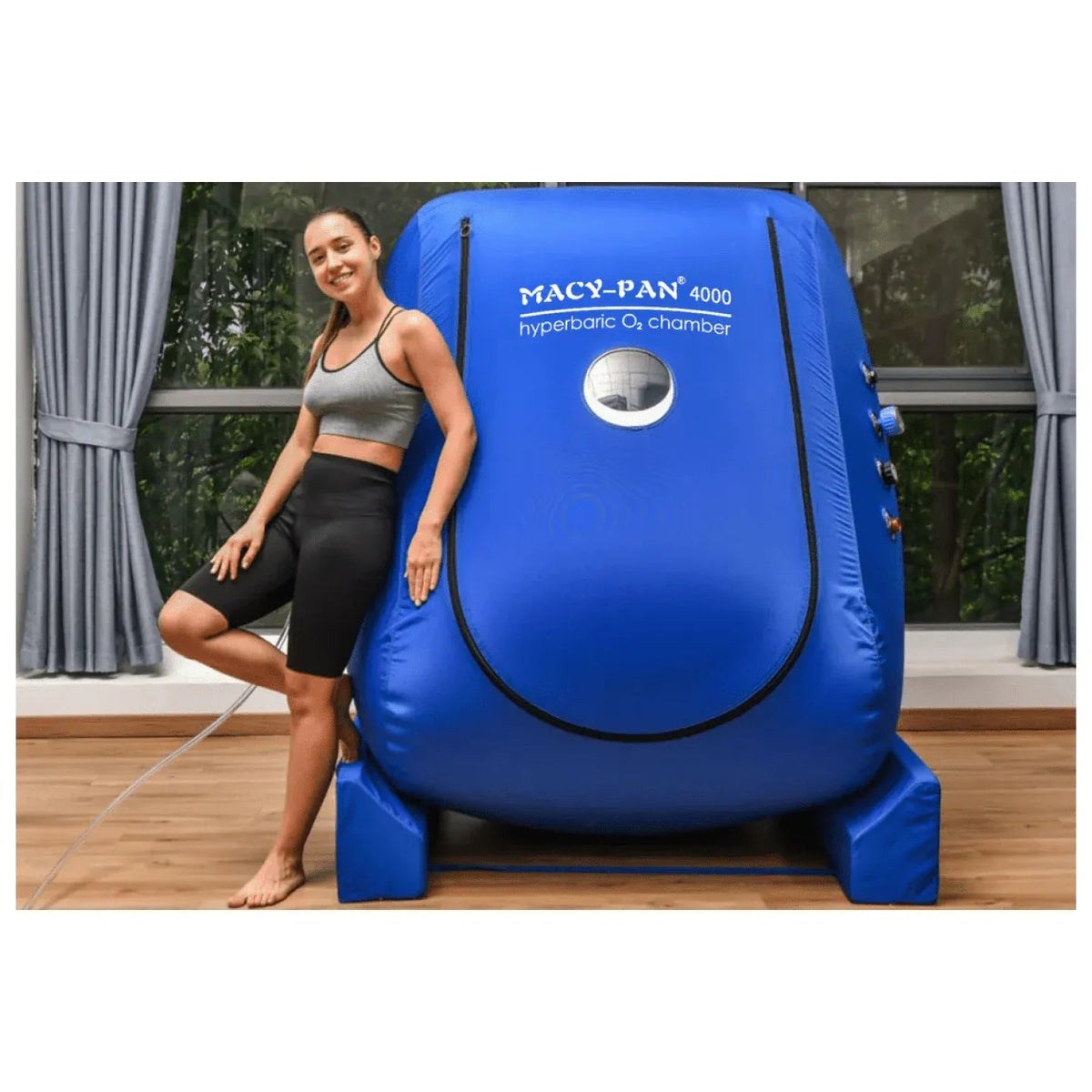 Macy-Pan MC4000 Wheelchair & Double Seated Hyperbaric Chamber 1.3 to 1.4 ATA LifeMed USA