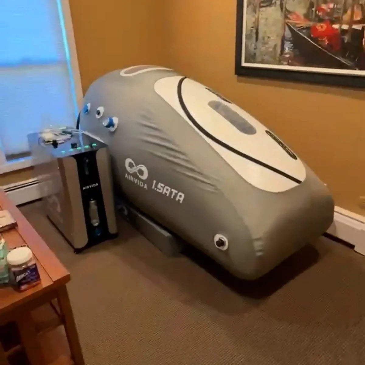 Airvida Pro90 Portable Sitting Hyperbaric Chamber 1.5 ATA LifeMed USA