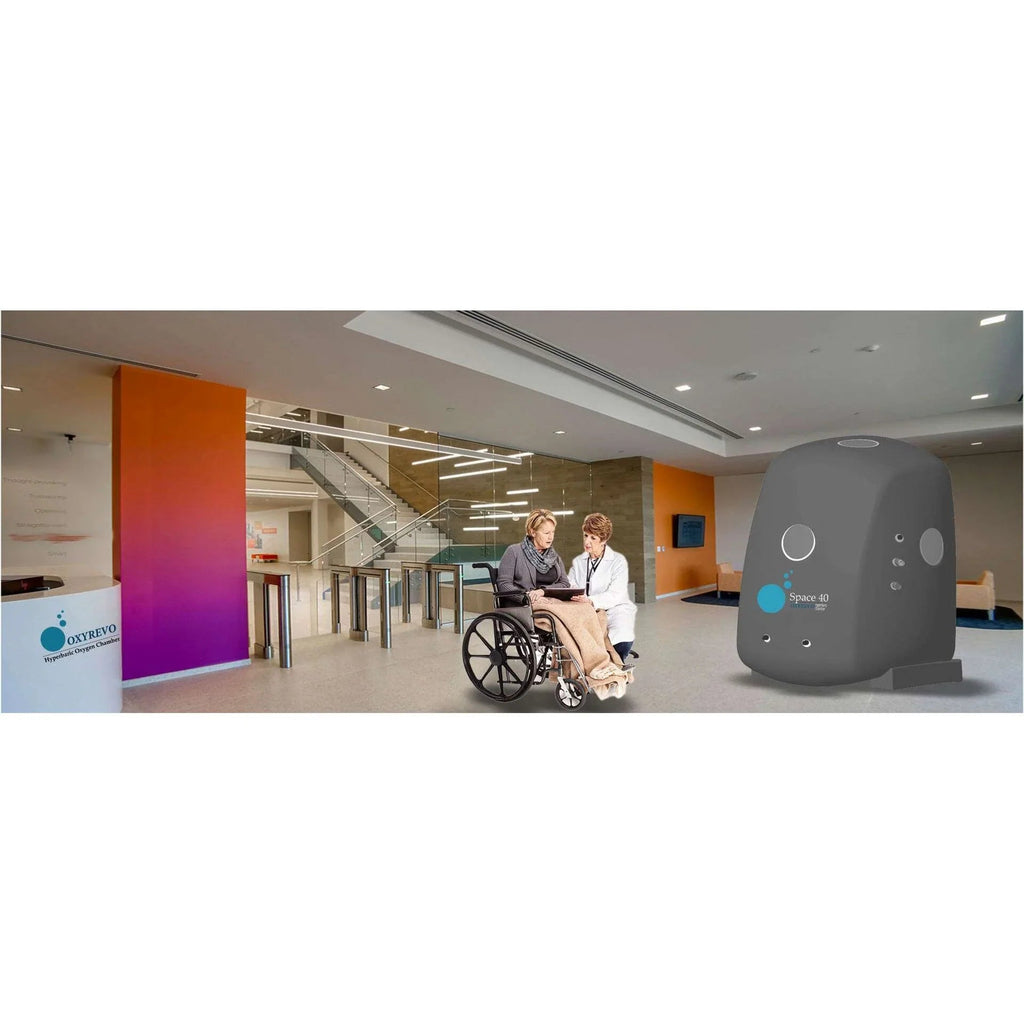 OxyRevo Wheelchair Heal 40 1.4ATA Portable Hyperbaric Chamber LifeMed USA