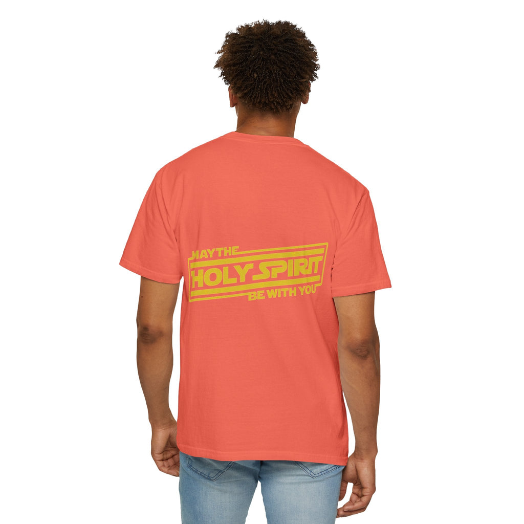 May the Holy Spirit Be With You T-shirt - Christian Star Wars Parody T-shirt Printify