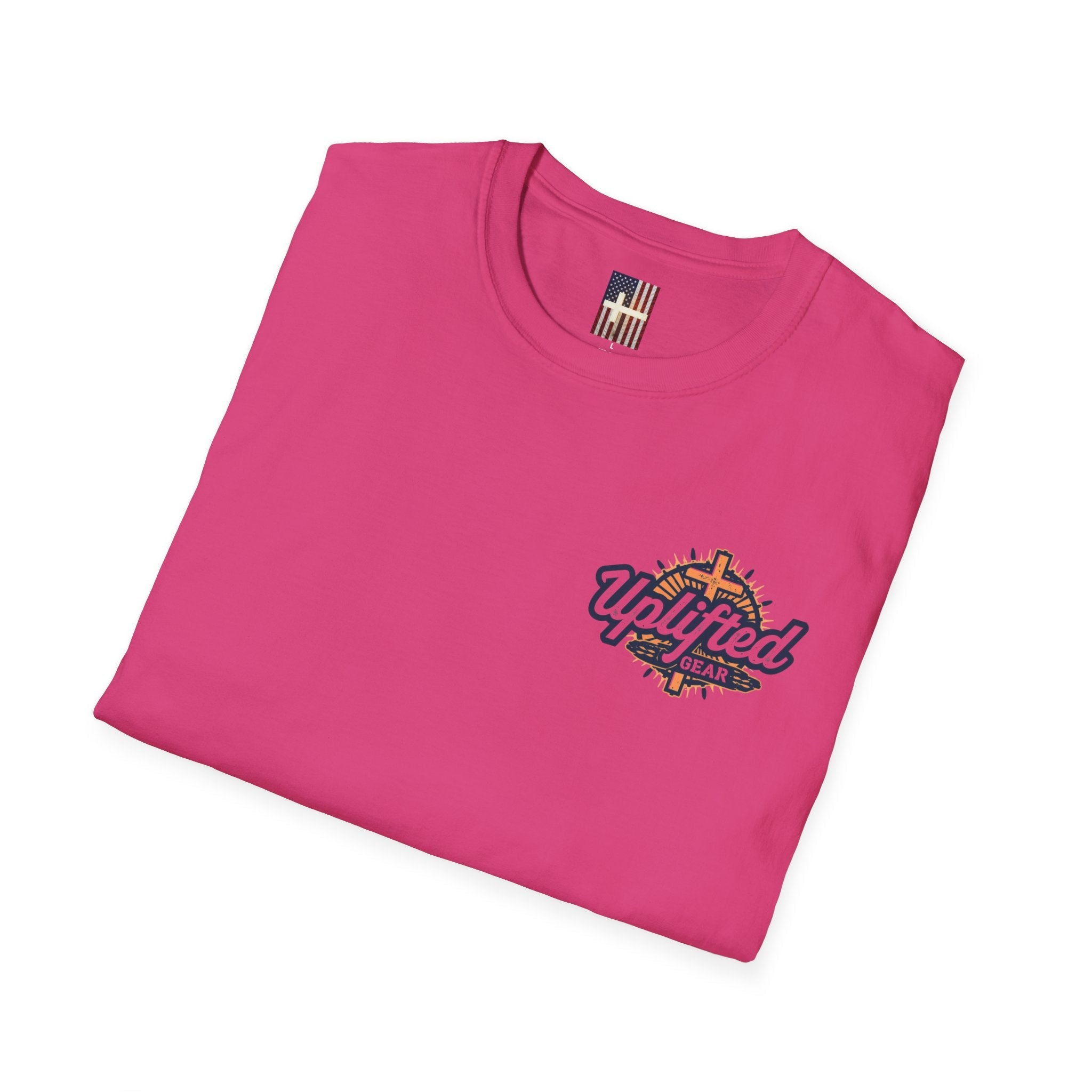 Jesus Is King T-shirt | Modern Typographic Cross Christian T-shirt Printify