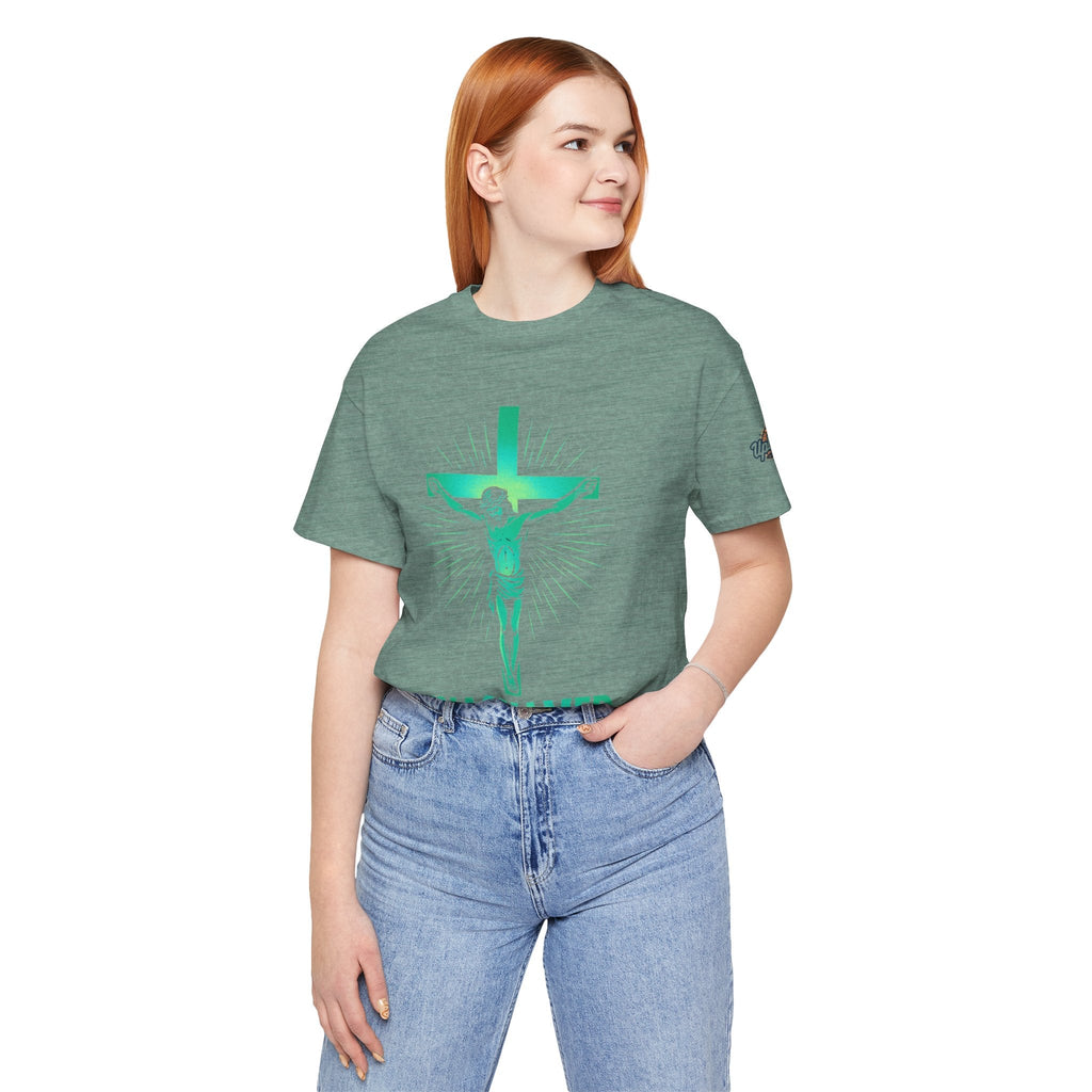 Unashamed T-shirt – Romans 1:16 Crucifixion Christian t-shirt for Bold Unwavering Faith Printify