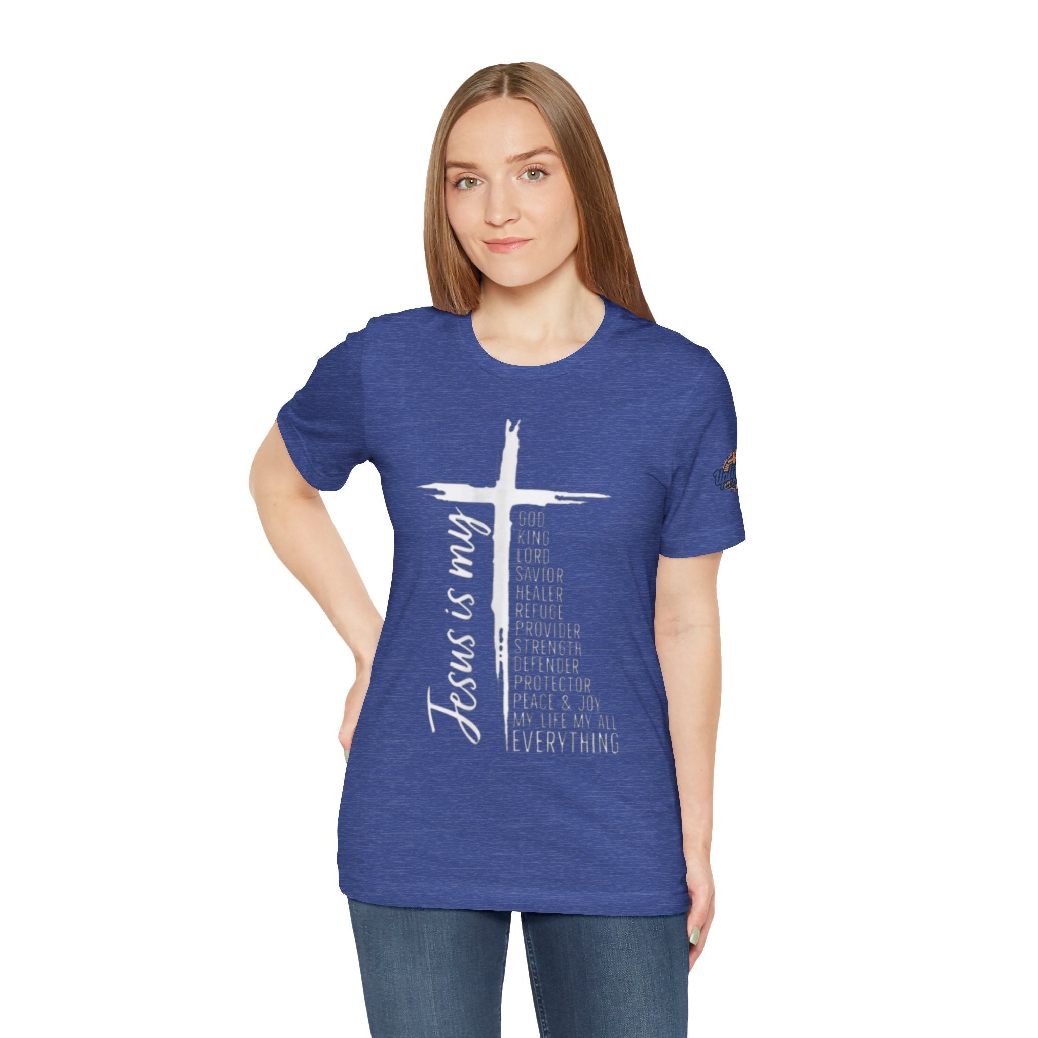 Jesus Is My Everything T-shirt – Cross List God King Lord Savior Christian T-shirt for Total Surrender Faith Printify