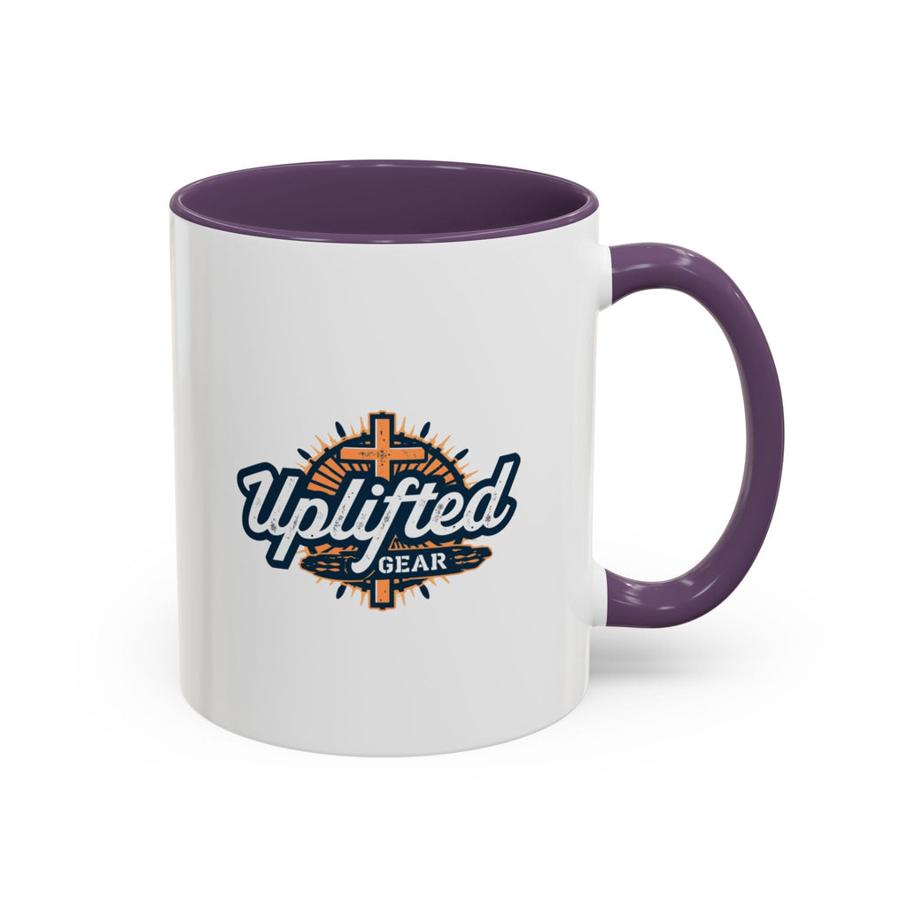 Funny Christian Coffee Mug — “Give God Control, HE Delivers” Accent Mug (11/15oz) Printify