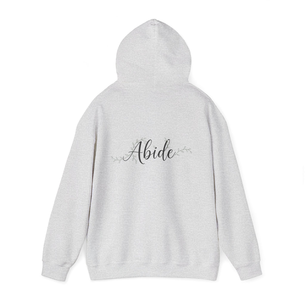 Abide Hoodie – Vine Wrapped John 15:5 Christian Hoodie for Cozy Devotion Printify