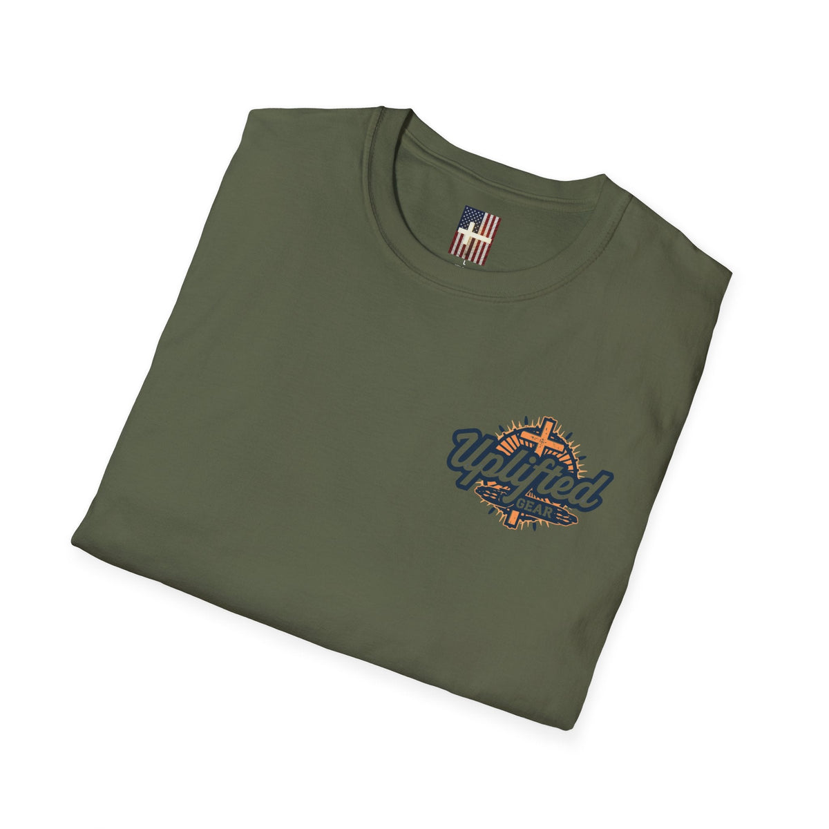 Jesus Is King T-shirt | Modern Typographic Cross Christian T-shirt Printify