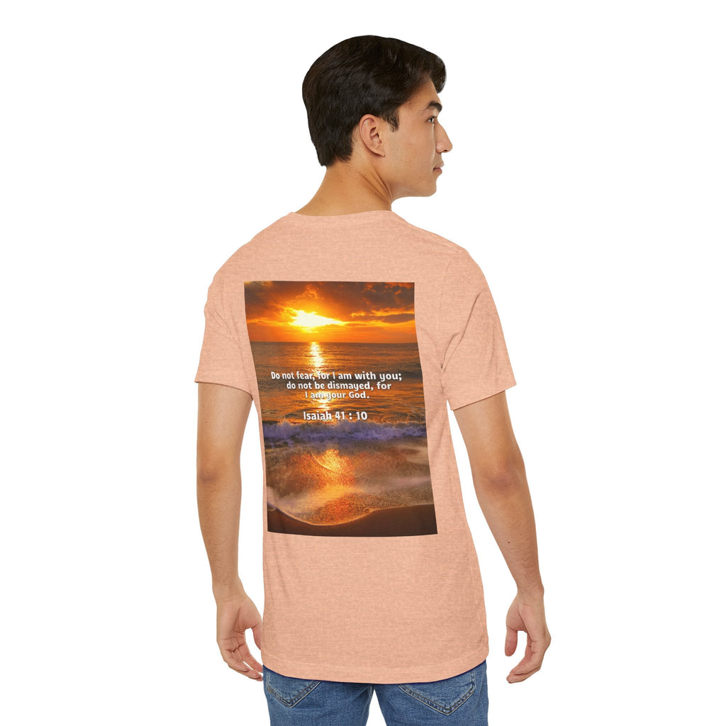 Bible Verse Unisex - Isaiah 41 : 10 Jersey Short Sleeve Tee Printify